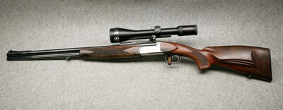 Bockbüchflinte Zoli Corona, Kaliber 12/70 - .30-06 Spr., + Kahles Zfr. 3-12x56 CB
