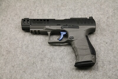 CO2-Pistole Walther Q5 Match 5", Kaliber 4,5 mm Diabolo, Set mit Leuchtpunktvisier Umarex RDS 8