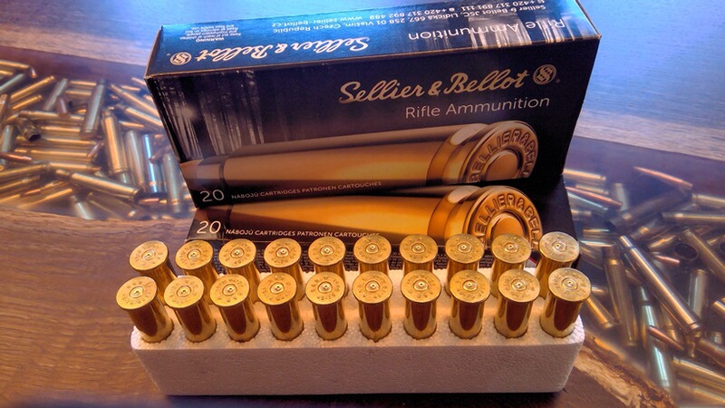 Hülsen Sellier & Bellot Kaliber .45-70 zum Wiederladen 40 Stück