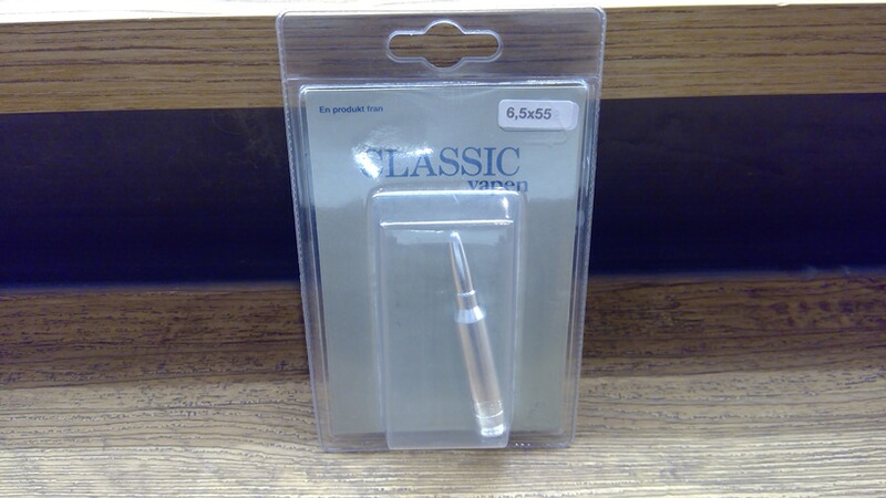 Pufferpatrone 1 Stück Alu im Kaliber 6,5x55 RESTPOSTEN NEU