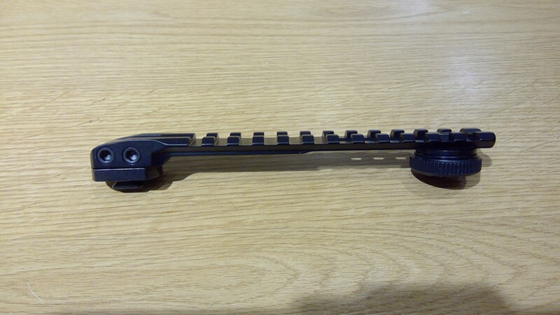 RECKNAGEL PICATINNY Brückenschwenkmontage ohne Basen für Kipplaufwaffen 90-134MM 91299-9500