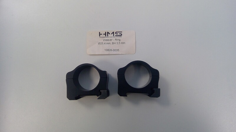 HMS Weaver-Ringe 25,4mm/BH 3,5mm