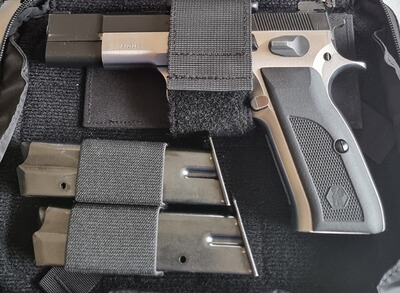 Pistole 9mm "Sphinx" zweifarbig