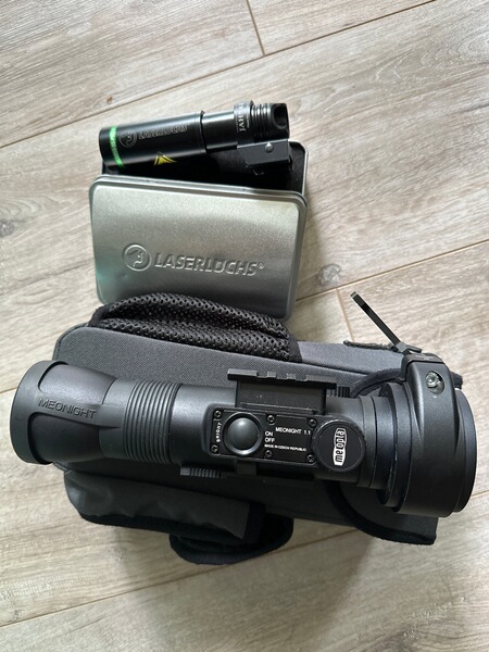 Meopta MeoNight 1.1 Gen. 2+ Nachtsicht-Vorsatzgerät inkl. Laserluchs LA850-50-Pro II +Adapter
