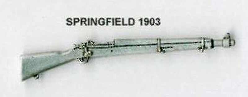 US Karabiner Springfield M1903 als Metall-Anstecker