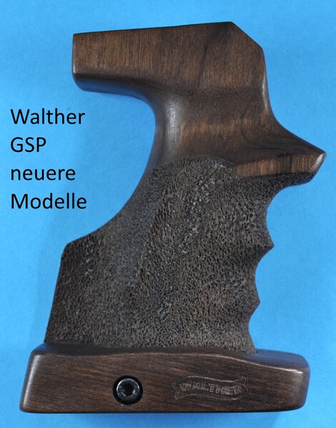 Nussbau-Sportgriff für Pistole Walther GSP (neuere Modelle)
