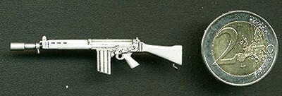 FN FAL Sturmgewehr (Bundeswehr G1) als Metall-Anstecker