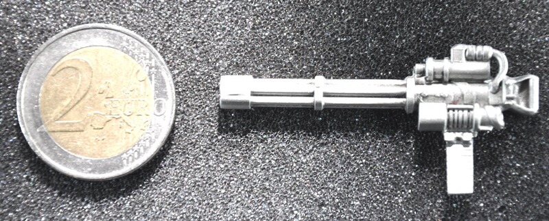 US Minigun / Vulcan Maschinengewehr als Metall-Anstecker