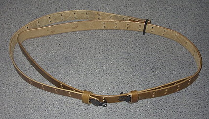 Gewehrriemen für US-Gewehr M1 Garand, Springfield und P17, Leder