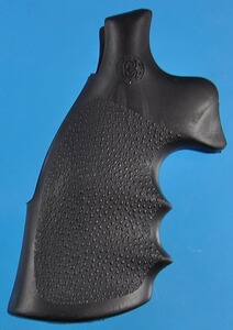 HOGUE Gummigriff mit Fingerrillen für S&W Revolver mit K/L-Rahmen Round Butt (runder Rahmen)