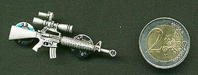 US-M16 Sturmgewehr Sniper-Version als Metall-Anstecker
