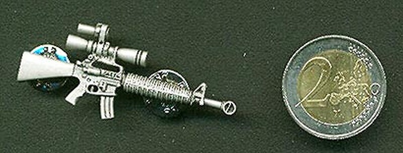 US-M16 Sturmgewehr Sniper-Version als Metall-Anstecker
