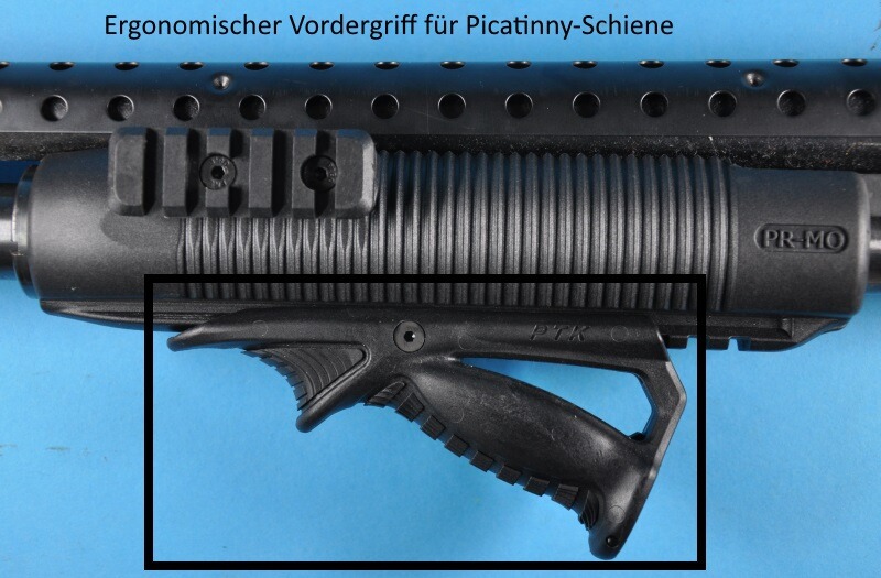 Taktischer, kompakter Vordergriff für Picatinny-Schiene