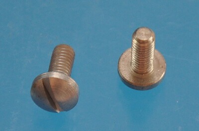 HOGUE Griffschalen-Schrauben für Brünner CZ75 und TZ-75, rostfrei, Schlitz