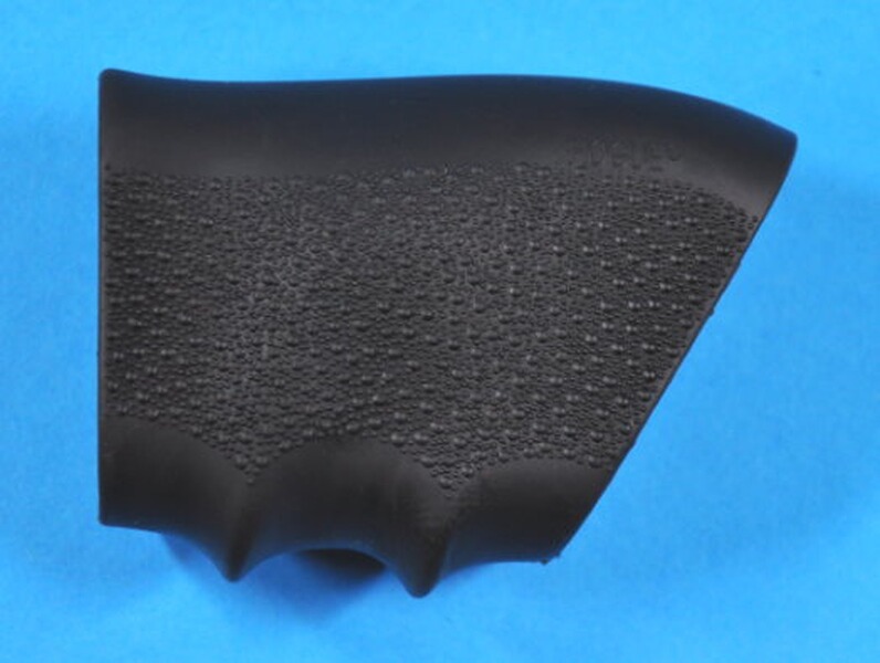 HOGUE Gummi-Griffüberzug mit Fingerrillen für Pistolen, schwarz