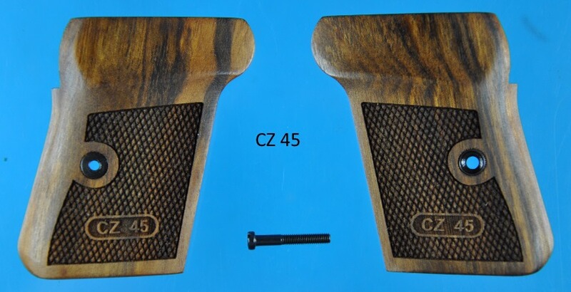 Nussbaum-Griffschalen für Taschenpistole Brünner CZ 45 / 92