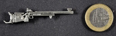 KK-Sportgewehr als Metall-Anstecker