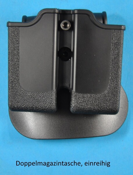 schwenkbare Paddle-Doppel-Magazintasche für Colt 1911, Sig Sauer P220, S&W 4506, 4516 u.s.w.
