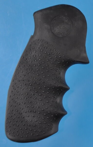 HOGUE Gummigriff mit Fingerrillen für S&W Revolver mit N-Rahmen Round Butt (runder Rahmen)