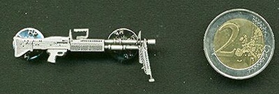 US M60 Maschinengewehr als Metall-Anstecker