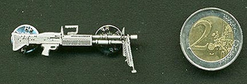US M60 Maschinengewehr als Metall-Anstecker