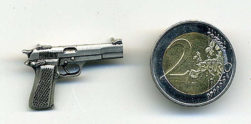 Pistole FN HP M35 Metall-Anstecker