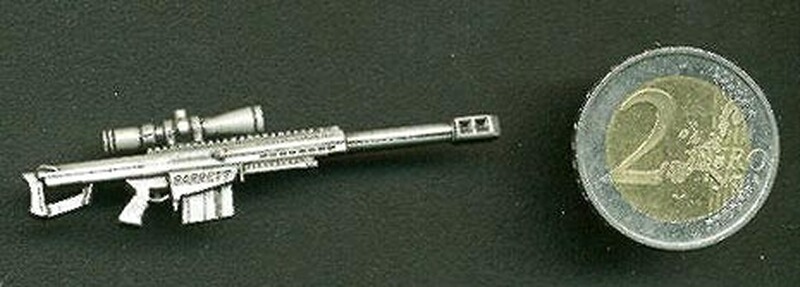 US Barrett .50 Scharfschützen-Gewehr als Metall-Anstecker