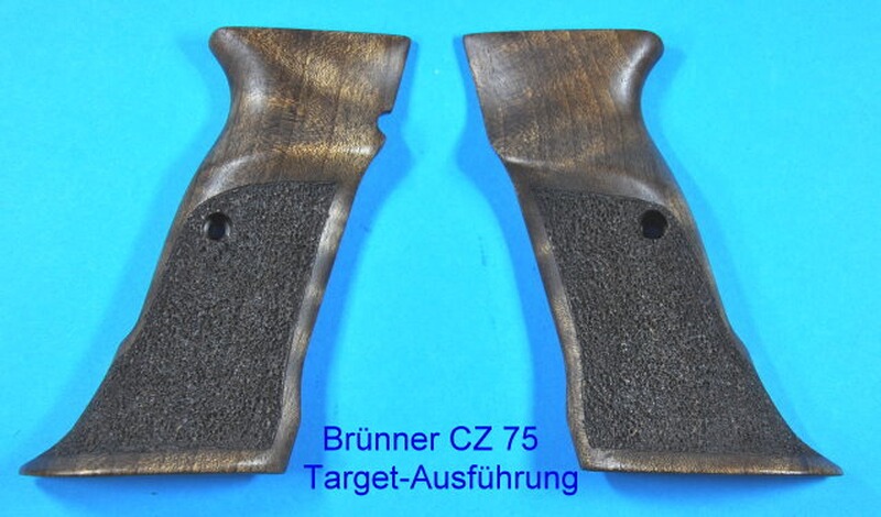 Nussbaum-Sport-Griffschalen für Brünner CZ 75 / 85