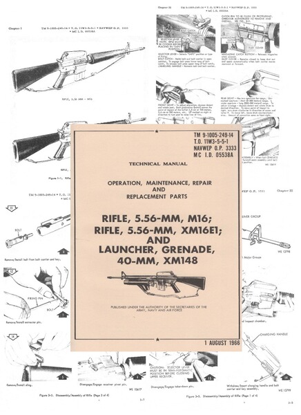 Nachdruck Technisches Handbuch für das US-Stumrgewehr M16