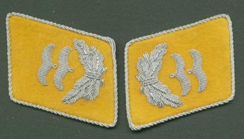 Kragenspiegel Oberleutnant Flieger/Fallschirmjäger Repro !!!