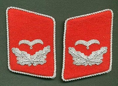 Kragenspiegel Luftwaffe Leutnant Flak Repro !!!