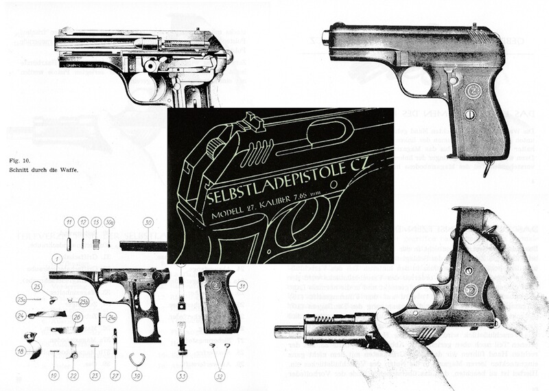 Nachdruck Deutsche Bedienungsanleitung Pistole CZ 27 Cal. 7,65 mm