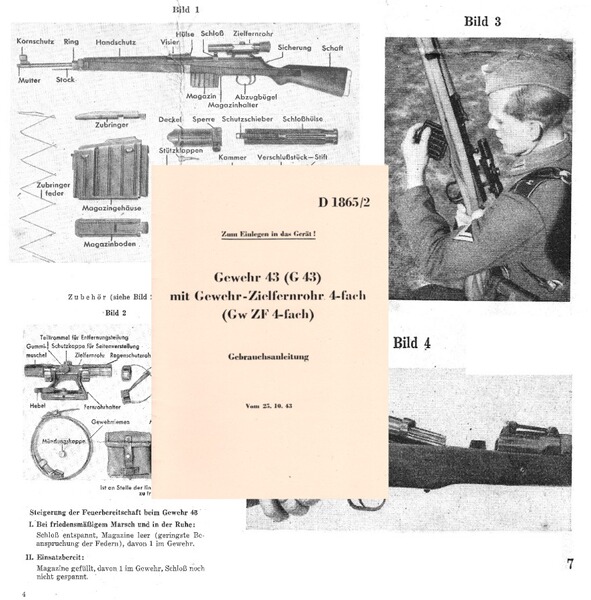 Bedienungsanleitung Gewehr 43 mit Zielfernrohr 4fach