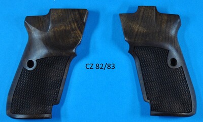 Nussbaum Griffschalen für CZ 82/83 Pistole mit Fischhaut u. CZ-Logo