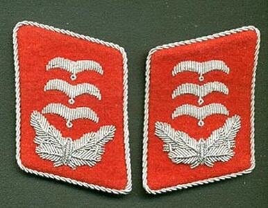 Kragenspiegel Luftwaffe Hauptmann Flak Repro !!!
