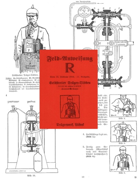 Nachdruck Dienstvorschrift Dräger Selbstretter von 1916
