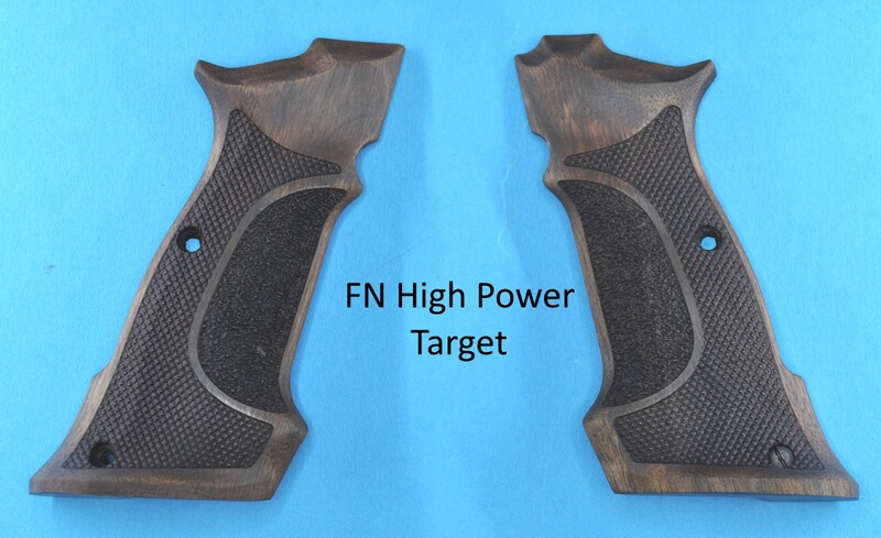 Nussbaum-Target-Griffschalen für Pistole FN High Power