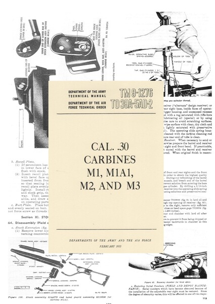 Nachdruck US-Dienstvorschrift 30M1 Carbine Depot-Instandsetzung
