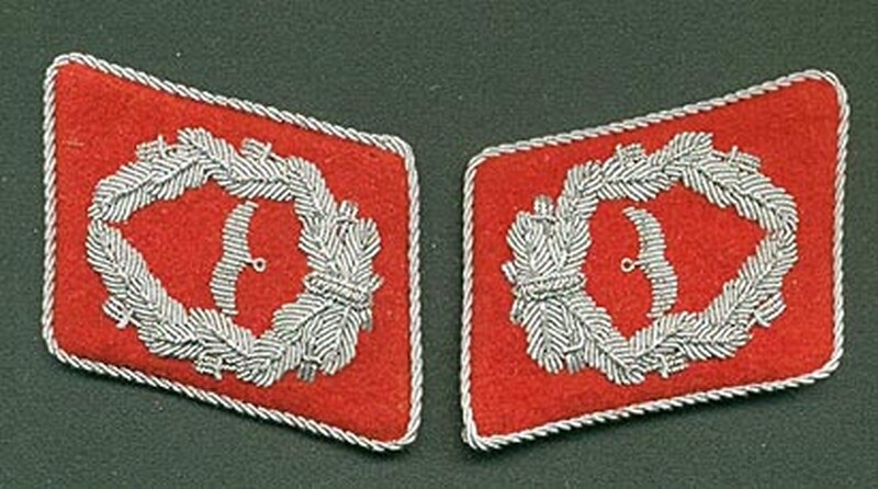 Kragenspiegel Luftwaffe Major Flak Repro !!!