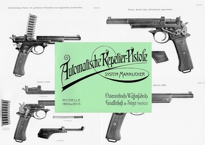 Nachdruck Bedienungsanleitung für die Pistolen Steyr M1904 und 1905