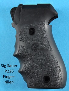 HOGUE Gummigirff mit Fingerrillen für Sig Sauer P226