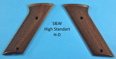 Nussbaum-Griffschalen für Pistole S&W High Standart H-D