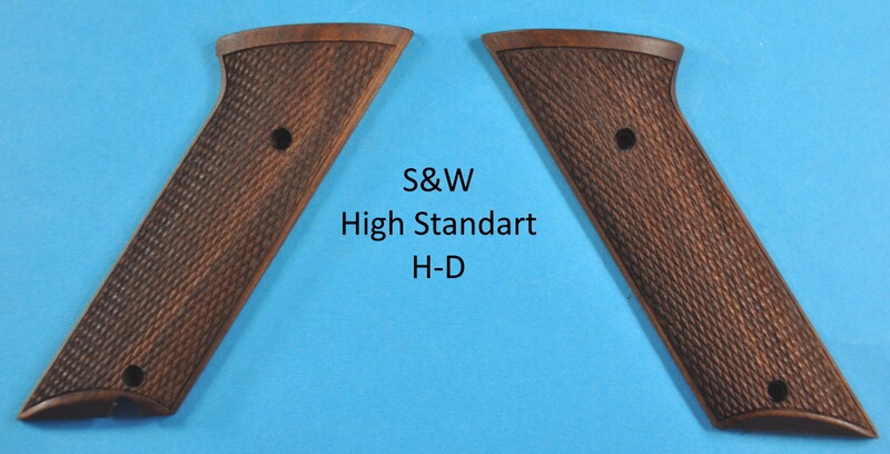 Nussbaum-Griffschalen für Pistole S&W High Standart H-D