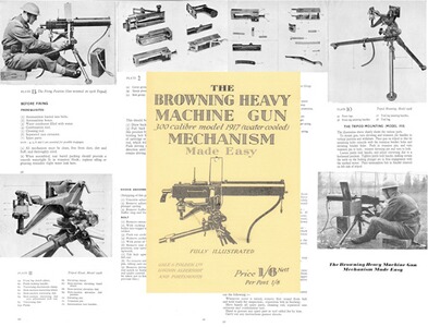 Nachdruck Bedienungsanleitung US-Browning-Maschinengewehr M1917