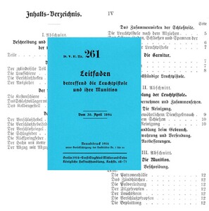 Nachdruck Leitfaden Leuchtpistole u. Munition 1914