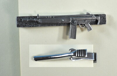 H&K Sturmgewehr G3 Fallschirmjäger-Version als Krawattenklammer