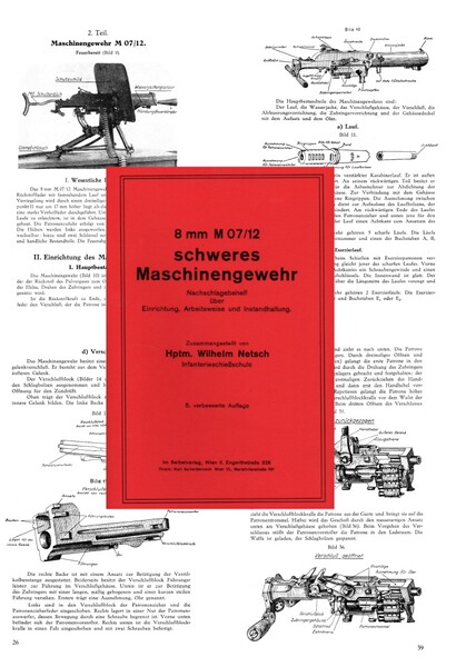 Nachdruck Bedienungsanleitung für das Schwarzlose MG M07/12