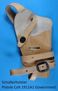 US-Schulterholster für Colt 1911A1 Government WK II Repro !!!