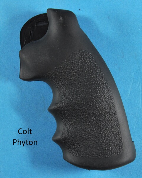HOGUE Gummigriff mit Fingerrillen für COLT PHYTON Revolver