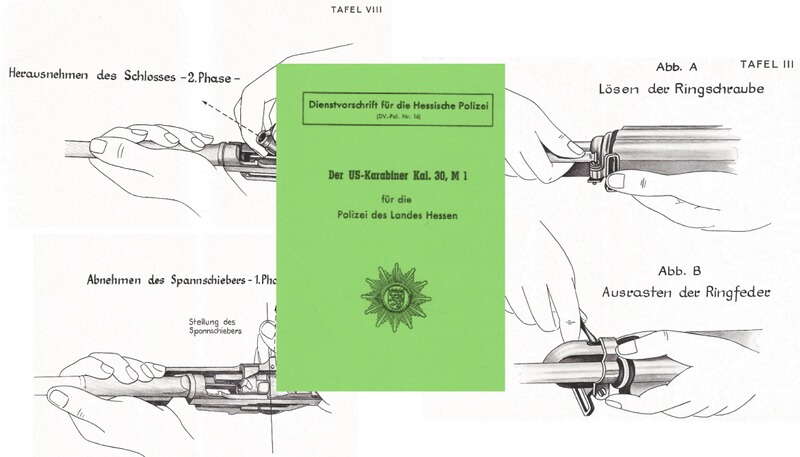 Nachdruck Hessische Polizei-Dienstvorschrift 30M1 Carbine